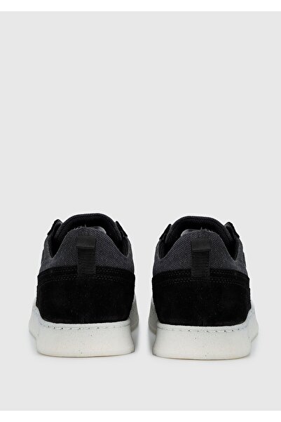 Provoq Siyah Deri Erkek Sneaker