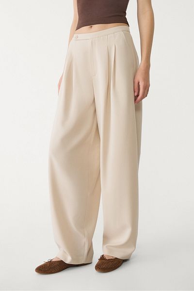 Stradivarius Elegant balloon petite trousers