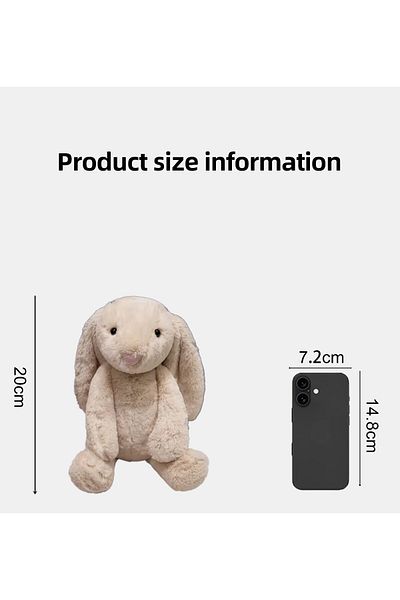 Choice Brown 20cm Cute Cartoon Long Ears Rabbit Doll Baby Soft Plush Toys For Children Bunny Sleeping Mate