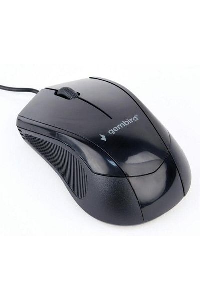 Gembird Mouse Gembird MUS-3B-02, 1000 DPI, Optic (Negru)