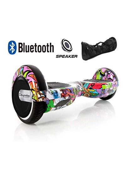 CityMate Smart Balance Elektrikli Kaykay Hoverboard Çanta Hediyeli Bluetooth Hoparlörlü Desenli