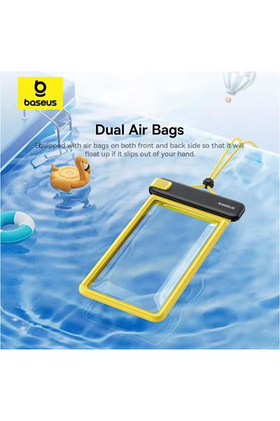 Baseus Tpu Black Waterproof Phone Case Pouch Bag For Iphone 15 14 13 Pro Max Samsung