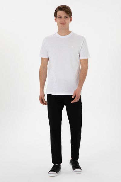 U.S. Polo Assn. Men's Black Canvas Trousers 50300123 -Vr046