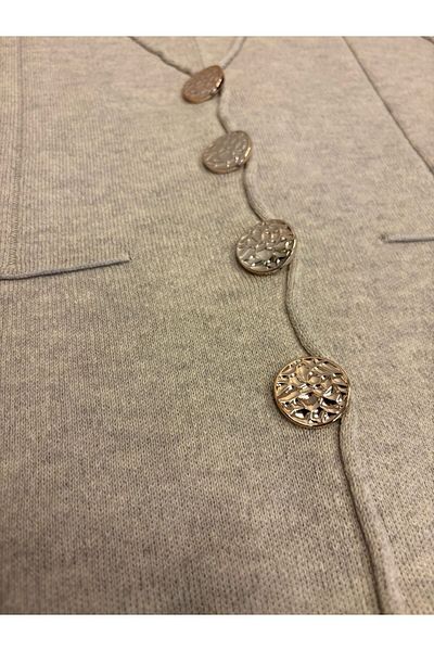 Irmak Kerekli Vestă de damă, cu decolteu în V, cu nasturi, 24yd1500