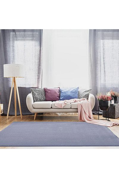 sharpdo Soft Imitation Rabbit Velvet Carpet Living Room Carpet Bedside Rug Solid Color Premium Carpet