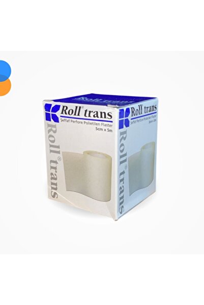 Roll Trans Şeffaf Perfore Polietilen Flaster 5cm x 5m