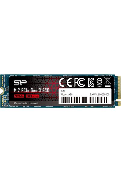 Silicon Power SSD Silicon-Power P34A80, 2TB, PCI Express 3.0 x4, M.2 2280