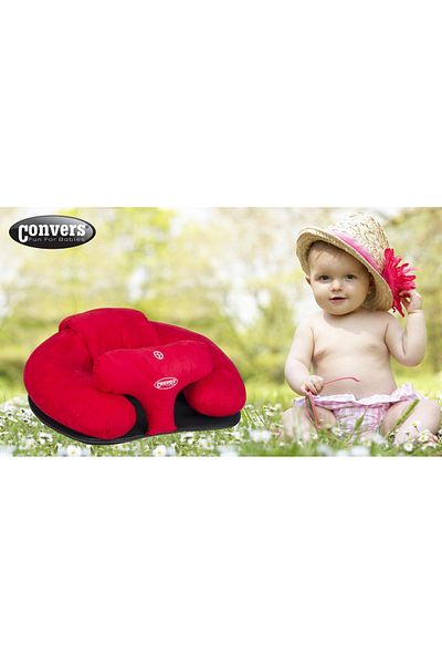 Convers Red Breastfeeding Sitting Pillow Cushion