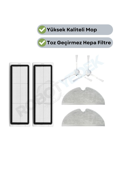 robotyedek Xiaomi 1c Aspirateur Mop (stytj01zhm) - 6 bucăți compatibile de în...