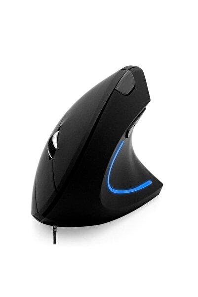 Mediatech Mouse optic Vertical Media-Tech VERTIC MT1122, iluminat, 6400 dpi, 6 butoane (Negru)