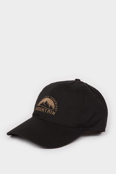 DeFacto Men's Label Printed Jean Baseball Basketball Cap D7825Ax25Sm