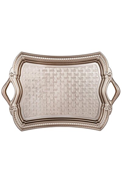 FARİKA صينية إليزا المعدنية لـ 6 أشخاص (بيضاء)