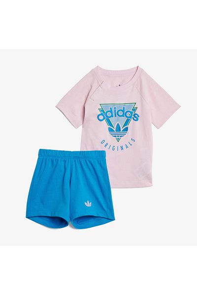 adidas Originals Pink Kids Tracksuit Set