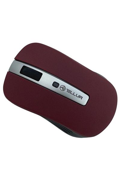 TELLUR Mouse Wireless Optic Tellur Basic, USB, 1600 DPI (Rosu)