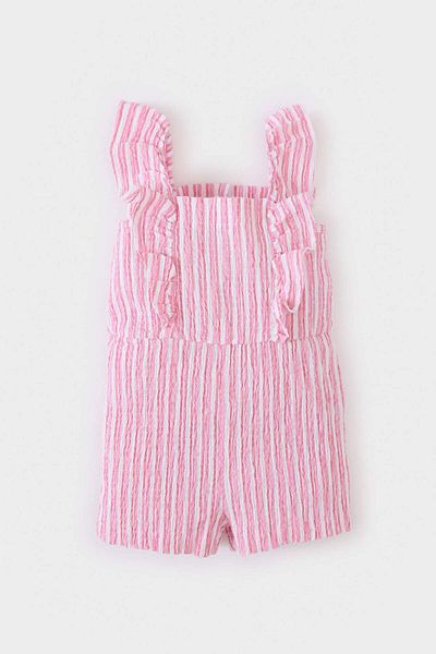 DeFacto Baby Girl Striped Jumpsuit E8391A525Sm