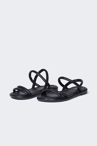 DeFacto Sandale de damă cu talpă plată din piele artificială D0765AX25HS