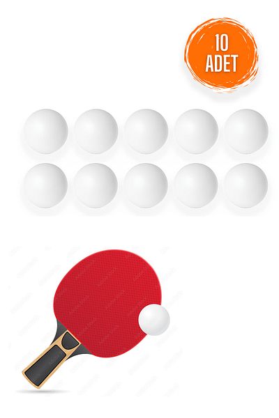Beatitude 10Pcs Mini Tennis Balls Exercise and Competition Balls for Table Tennis and Ping Pong Games