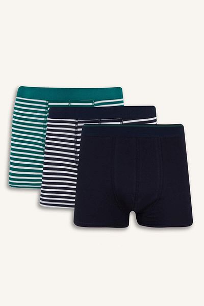 DeFacto Regular Fit Striped 3-Piece Boxer E9580Ax25Sp