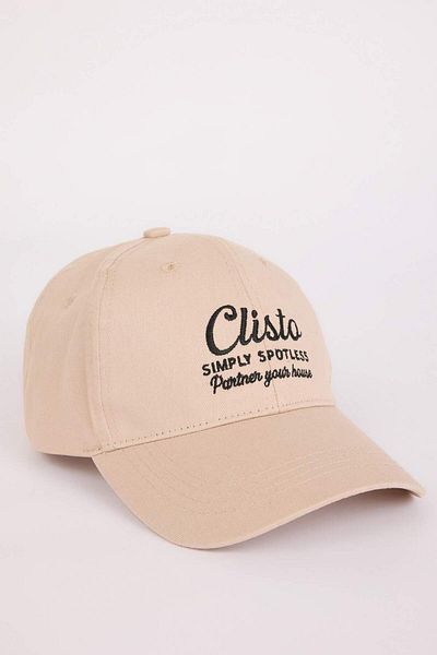 DeFacto Men's Label Printed Woven Baseball Basketball Cap D7820Ax25Sm