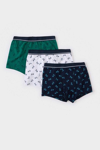 DeFacto Boy's Patterned 3-Piece Boxer E3254A825Sp