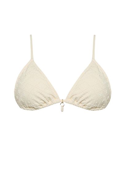 DeFacto Κανονική εφαρμογή Κεντημένο Brode Triangle Bikini Top-fall In Love B6894ax25sm