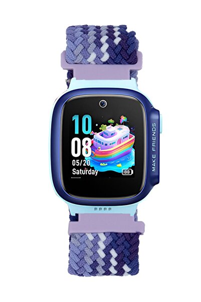 Ceponya Huawei GT4 41mm KRD-139 18mm Çocuklara Özel Dayanıklı Örgü Kordon