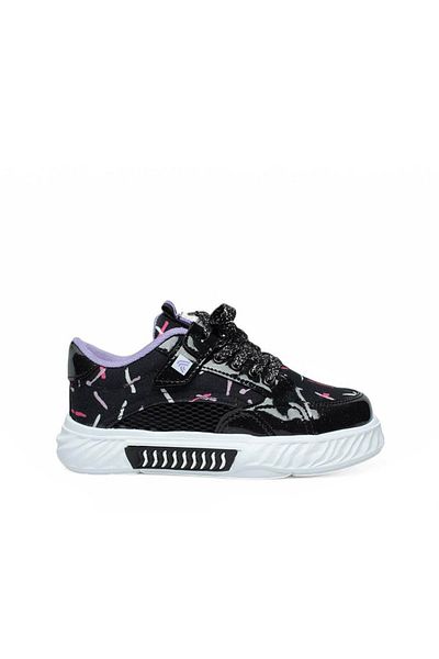 trender Alessio Filet 055 Black Girl's Sneaker Cn04K055