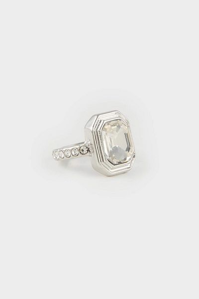 DeFacto Women's Stone 3-Piece Silver Ring E9093Axns