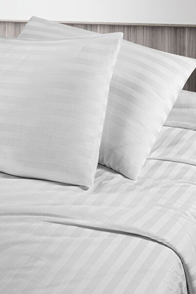 Osmanlı Home Concept 2 Bucuri Bumbac Dungat Satin Alb Fata de Perna cu Husa 5...