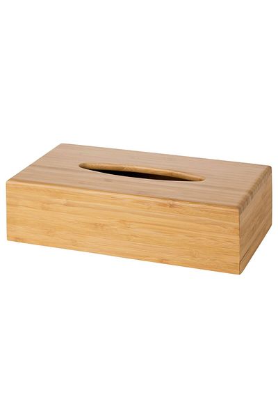 IKEA Premium Product Quality Bamboo Tissue Box Napkin Holder Length: 26 cm Width: 14 cm Height: 7 cm