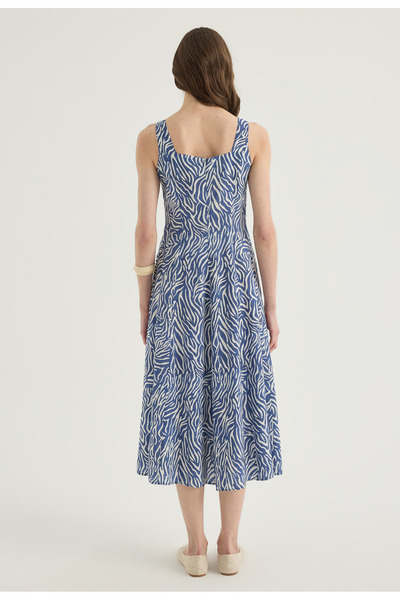 Masha Kate Desenli Midi Elbise