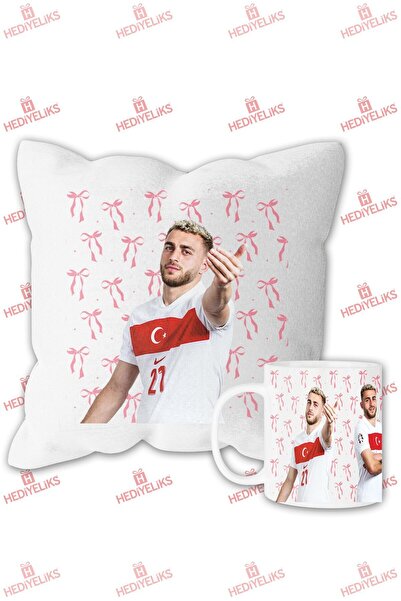 HEDİYELİKS Barış Alper Yılmaz Baskılı Hediyelik Yastık Ve Kupa Bardak Seti