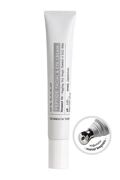 DERMA FACTORY Peptide Containing Massage Head Eye and Face Cream Peptide 20ml