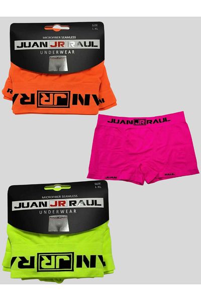 tümsek kadın iç giyim 3 Pieces Seamless Neon Boxer Women/Men
