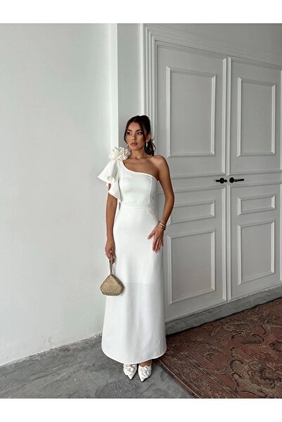 Diemmood Γυναικείο μονό μανίκι φόρεμα