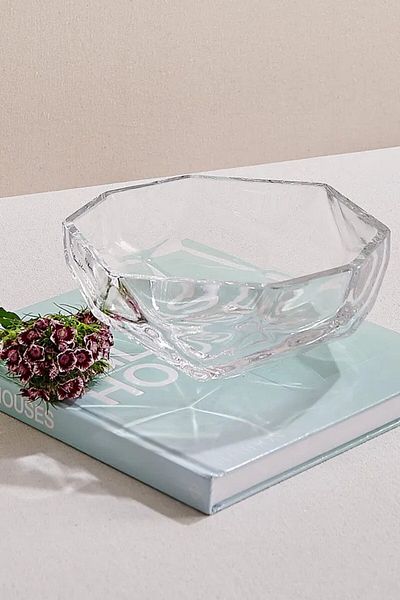 Paşabahçe Bowl Cubist Handmade
