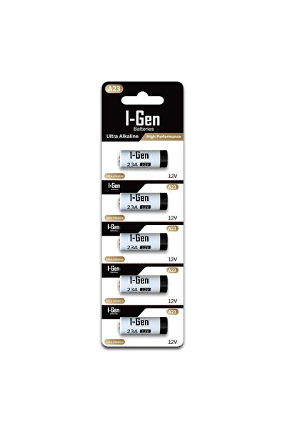 I Gen I-Gen 23A Pil 5'li Paket 12V MN21 (A23 / 23A / V23GA / LRV08 / 8LR932)