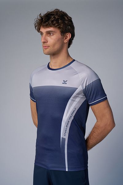 bilcee Ανδρικό μπλουζάκι προπόνησης Navy Blue 4577