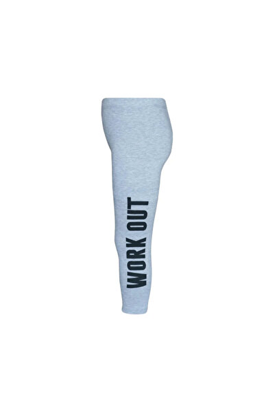 LOVETTI Gray Work Out Printed lycra Seasonal Tights for Girls