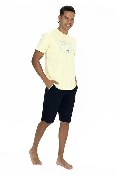 U.S. Polo Assn. U.S. Polo Assn. 18873 Half Sleeve O-Neck Sports Shorts Set