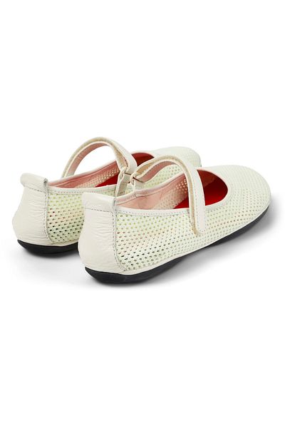 CAMPER Women's White Leather Ballerinas K 201402 -007