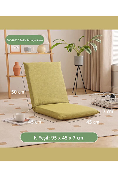 YogaTime Meditasyon Sandalyesi - Back Jack F.Yeşili