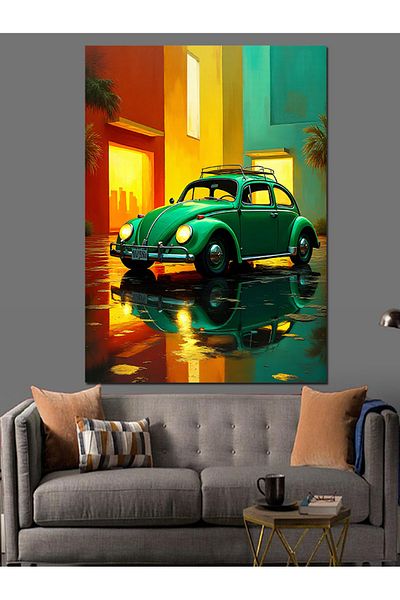 Tablomega Classic Reflection of Vosvosun Decorative Canvas - Mdf Wooden Painting