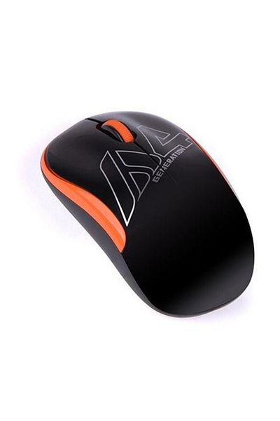 A4 Tech Mouse Optic Wireless A4TECH G3-300N-BO, 1000DPI (Negru/Portocaliu)