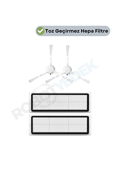 robotyedek Aspirator robot Xiaomi Mijia 1c 2 bucăți filtru Hepa + 2 bucăți pe...