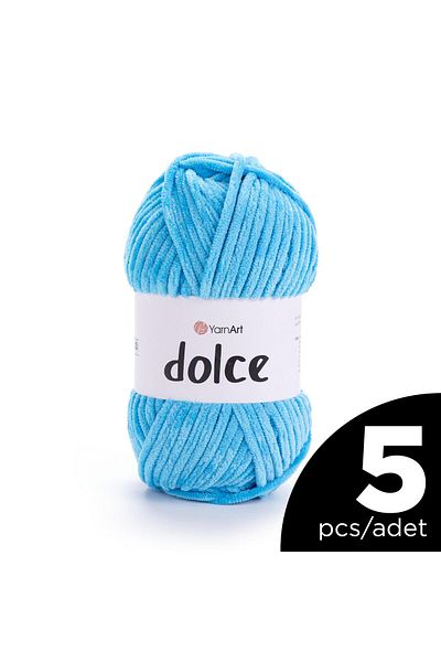 Yarnart DOLCE - ΒΕΛΟΥΔΙΝΟ ΧΕΙΡΟΠΟΙΗΤΟ ΝΗΜΑ ΠΛΕΚΤΟΣ - 758 - 5 ΤΕΜΑΧΙΑ