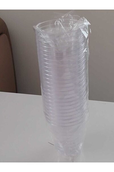Kristal Plastik Bardak 180 Cc 1 Pakette 25 Adet