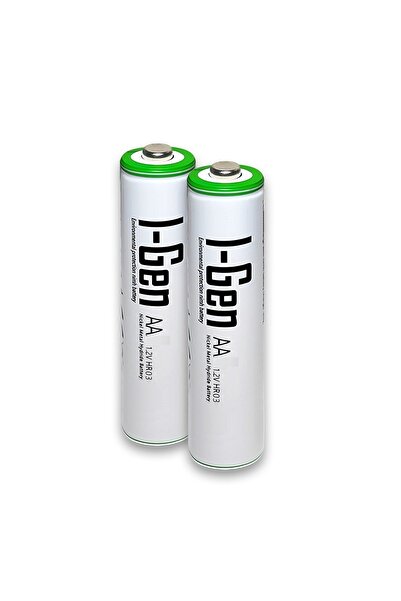 I Gen I-gen B138 2 Adet Aa 2700 Mah Şarj Edilebilir Kalem Pil 1.2v Ni-mh Şarj...