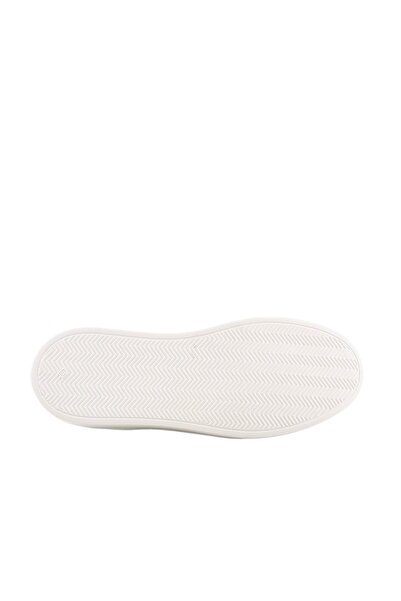 Jakamen Siyah Beyaz %100 Deri Bağcıklı Günlük Sneaker Ayakkabı