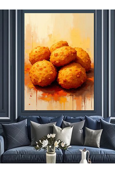 Tablomega Canvas Decorativ Bile Prăjite - Lemn MDF